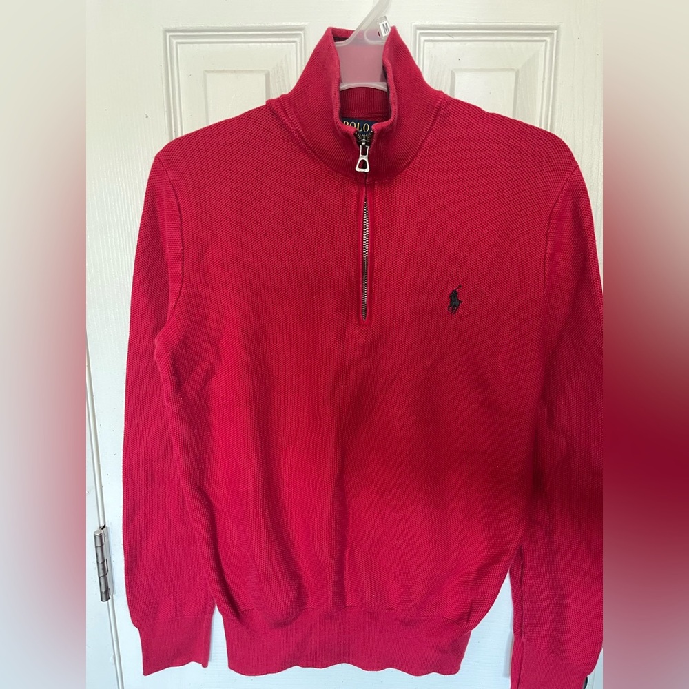 Polo Ralph Lauren 1/4 Zip Pima Cotton Sweater Men’s Size Extra Small